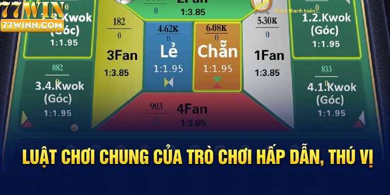 Hướng dẫn cách chơi Fan Tan chi tiết Tại Nhà Cái 77win Luật chơi chung của trò chơi hấp dẫn, thú vị