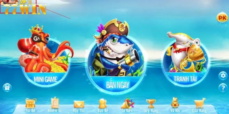 Bắn Cá Online - Săn Thưởng Tiền Khủng Tại Nhà Cái Hình thức sảnh bắn cá online đa dạng