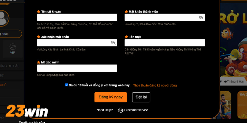 23win: Địa Chỉ Giải Trí Online Đáng Tin Cậy Trên Thị Trường Mở nick tại trang game vô cùng đơn giản